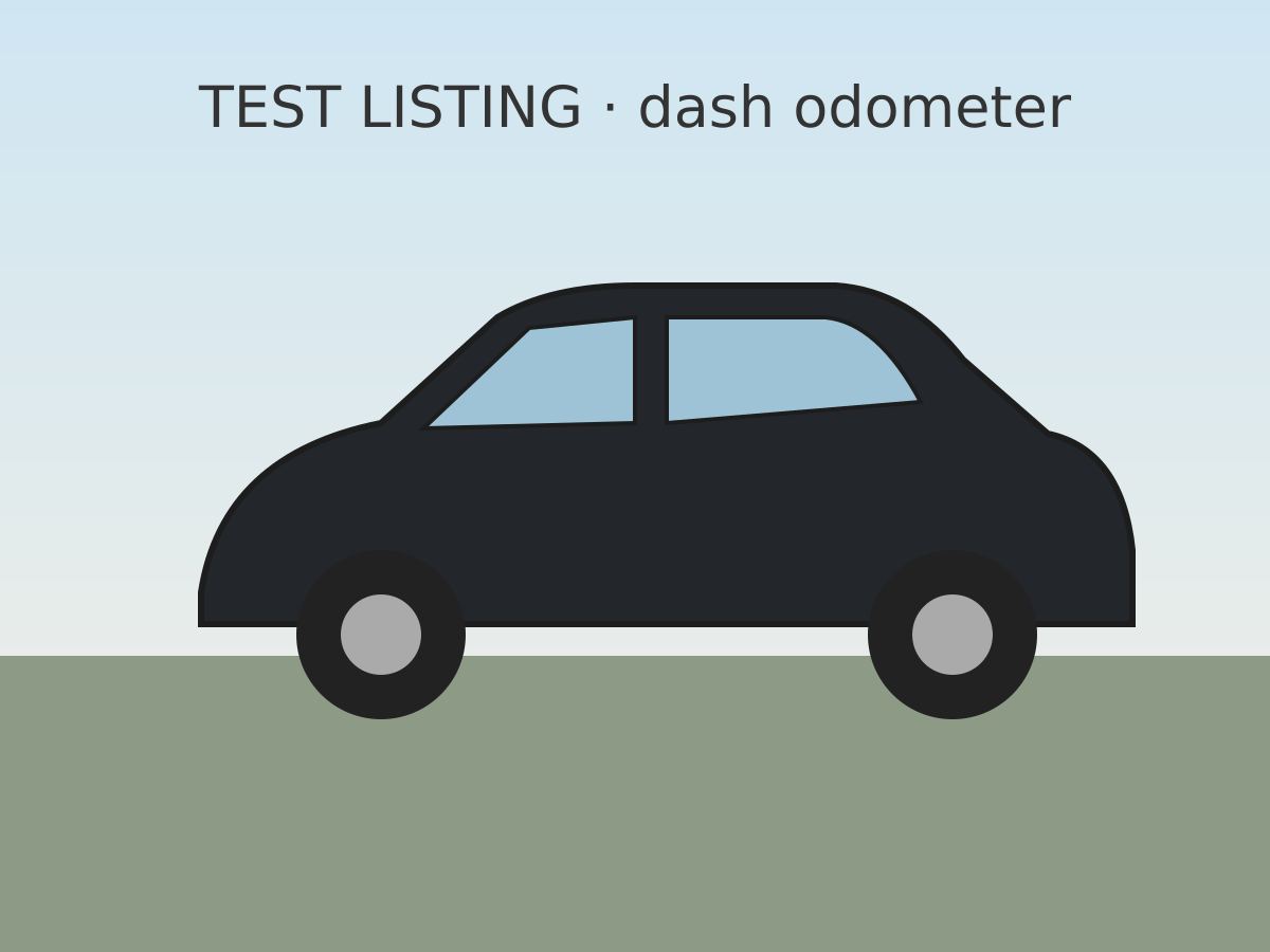 2018 Subaru Outback 2.5i: Dash (odometer on)