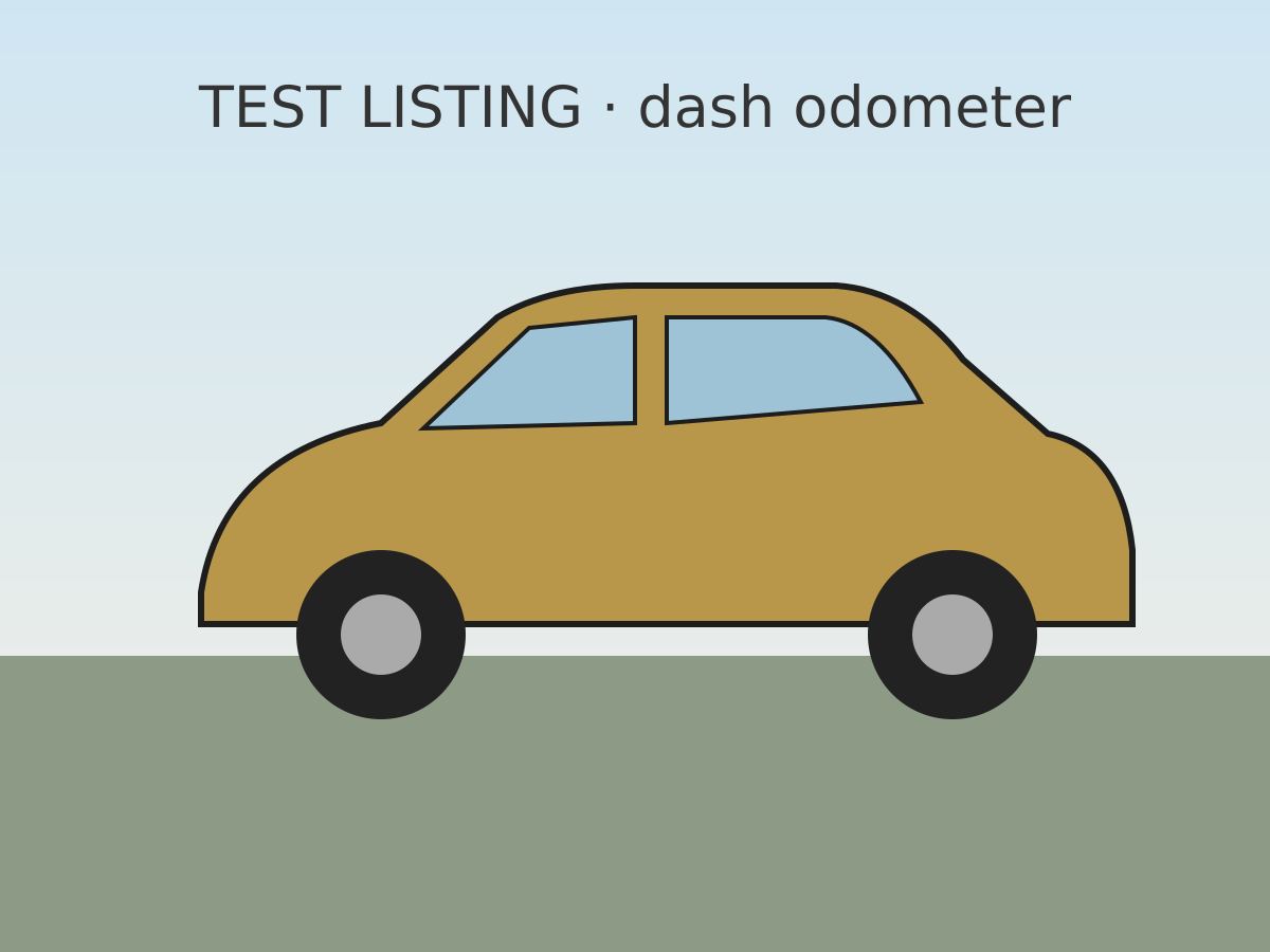 2017 Toyota Corolla GX: Dash (odometer on)