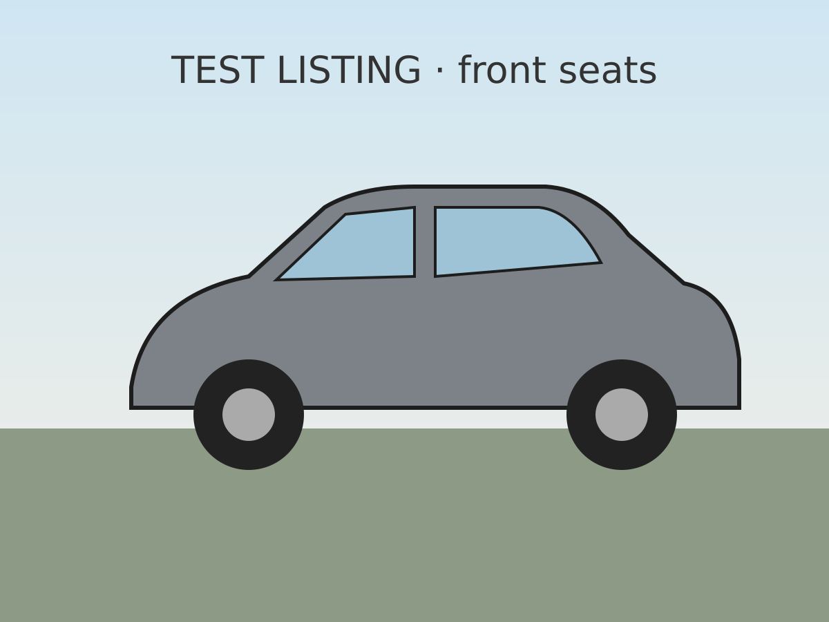 2013 Nissan Leaf G: Front seats