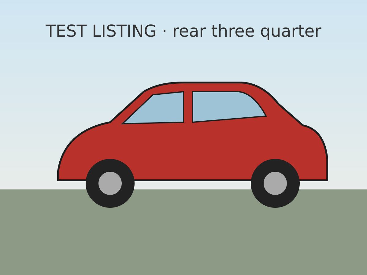 2016 Nissan X-Trail ST: Rear ¾